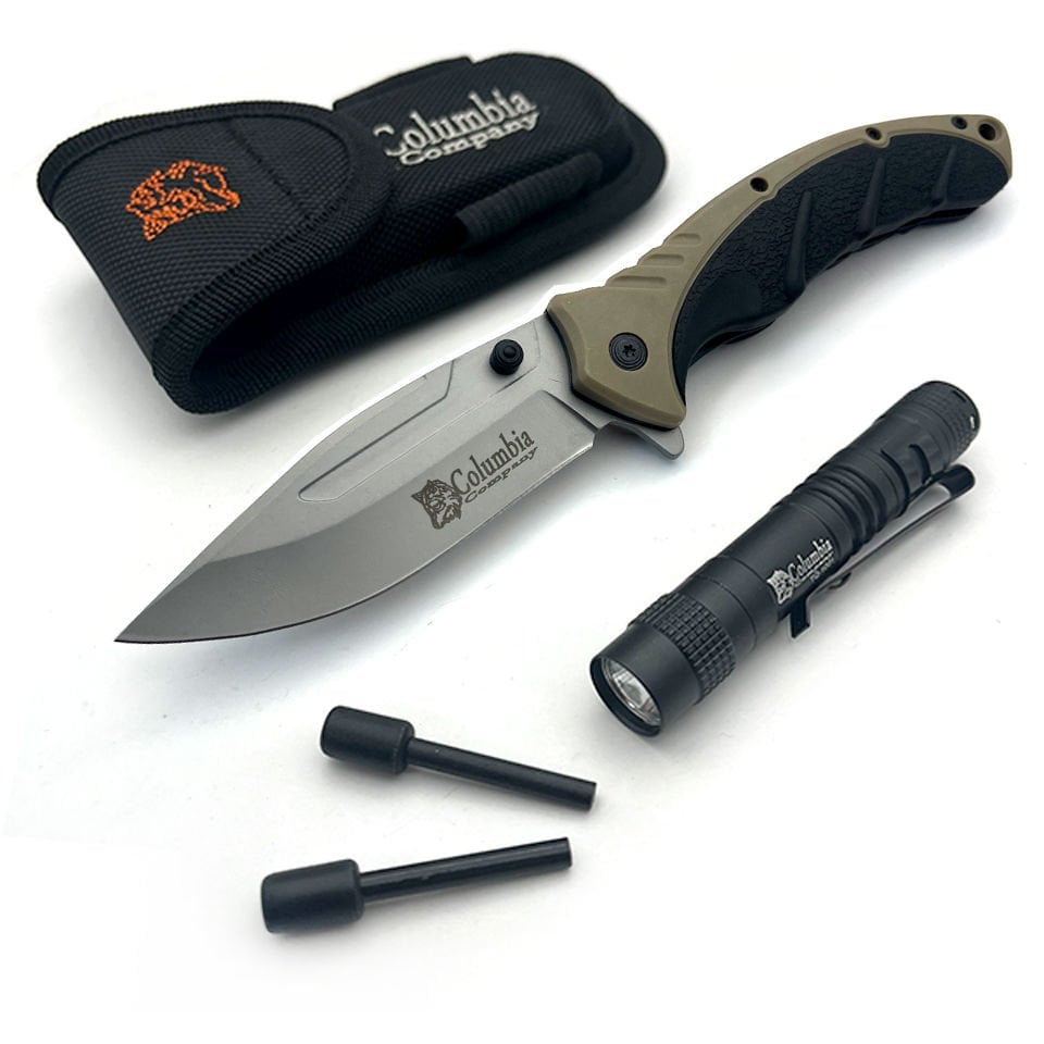 Kamp Bıçağı Seti Kahverengi